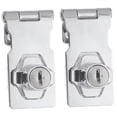 thumbnail image 4 of WHAMVOX 2pcs Household Metal Showcase Locks Metal Cabinet Locks Metal Cabinet Safety Locks, 4 of 8