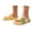 Yellow, variant on Kids Cute Animal Slippers Open Toe Thick Sole Slides Lightweight Sandals for Summer Daily Play & Beach Activities Pink Size 4.5-5 Years