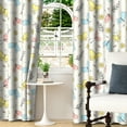 thumbnail image 4 of Lfeey Blackout Curtains for Girl Bedroom, Cute and Funny Butterfly Print, Metal Grommets, 42x72 Inches, 2 Piece Set, 4 of 6