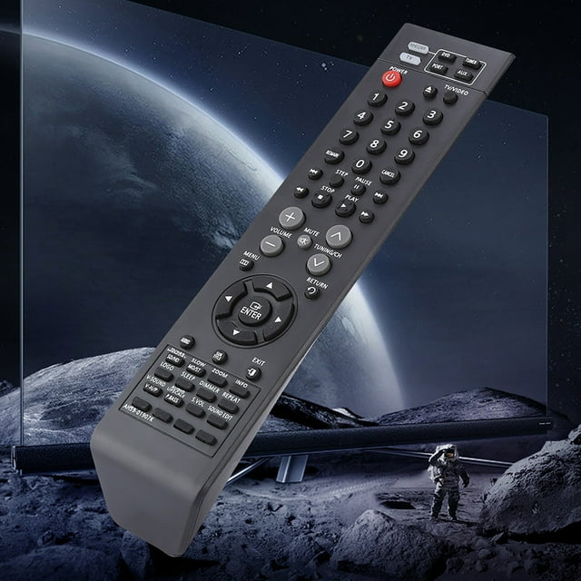Control remoto reemplazo de control remoto ABS Teclas sensibles Botones grandes Resistente al desgaste para reproductor de DVD AH59-01907K Amonsee Otros