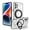 Black, variant on Compatible with Samsung Galaxy A23 5G Case with Magnetic Stand Clear,Phone Samsung A23 5G Case Silicone Transparent Support Wireless Charging Shockproof Luxury Protective Cover (Black)