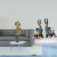 thumbnail image 2 of Figura Nórdica De Resina De Un Caballero Y Un Elefante, Escultura De Arte Abstracto, Adorno Para Escritorio, Armario, Mesa De Oficina, Centro De Mesa, Entrada, Decoración Moderna Para El, 2 of 8