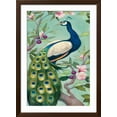 thumbnail image 2 of Art.com Pretty Peacock II Art Print by Julia Purinton, Brown Frame Wall Art, 32" x 44", 2 of 5