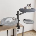 thumbnail image 1 of Cama para escritorio para gato Acools doble rotativa 360° soporta hasta 36 kg, 1 of 8