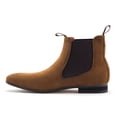 thumbnail image 2 of Men's B-746 Pull-On Nubuck Ankle High Chelsea Dress Boots, Camel, 13, 2 of 3