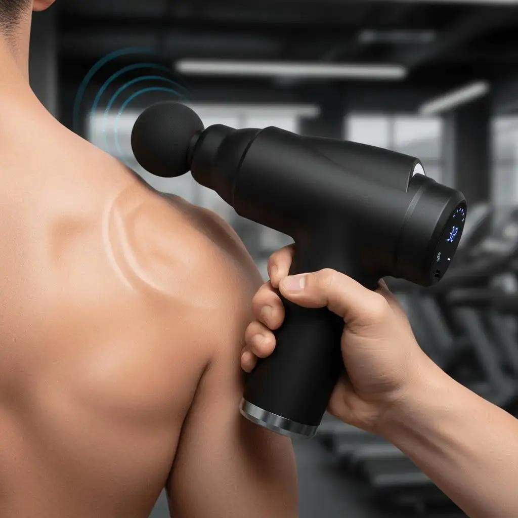 Upgraded Massage Gun: 6/32-Speed Deep Tissue, 4 Heads - Full-Body Relaxation For Fitness/Exercise (Mini & Standard Versions)