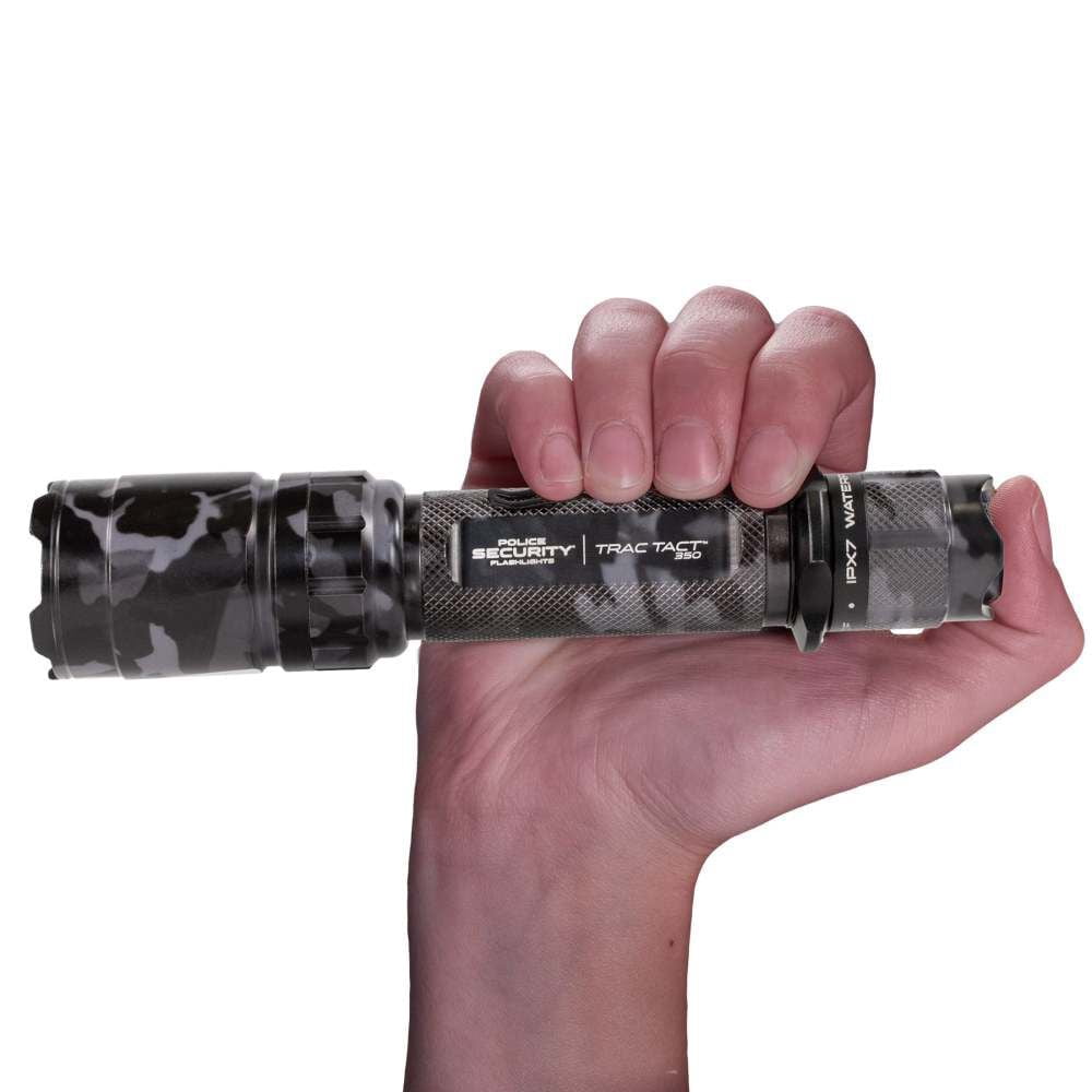Police Security Trac Tact 2AA Camouflage Cree LED Ultra Brightr Flashlight