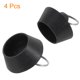thumbnail image 3 of Tapón de drenaje de goma de 4 piezas con anillo colgante, se adapta de 1 pulgada a 1-3/8 pulgadas, negro, 3 of 6