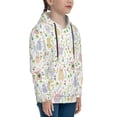 thumbnail image 3 of Daiia Flower Rabbit for Boys Fashion Hoodies & Sweatshirts with Kangaroo Pocket,Hooded Sweatshirt for Kid, Breathable& Moisture Wicking-Medium, 3 of 6