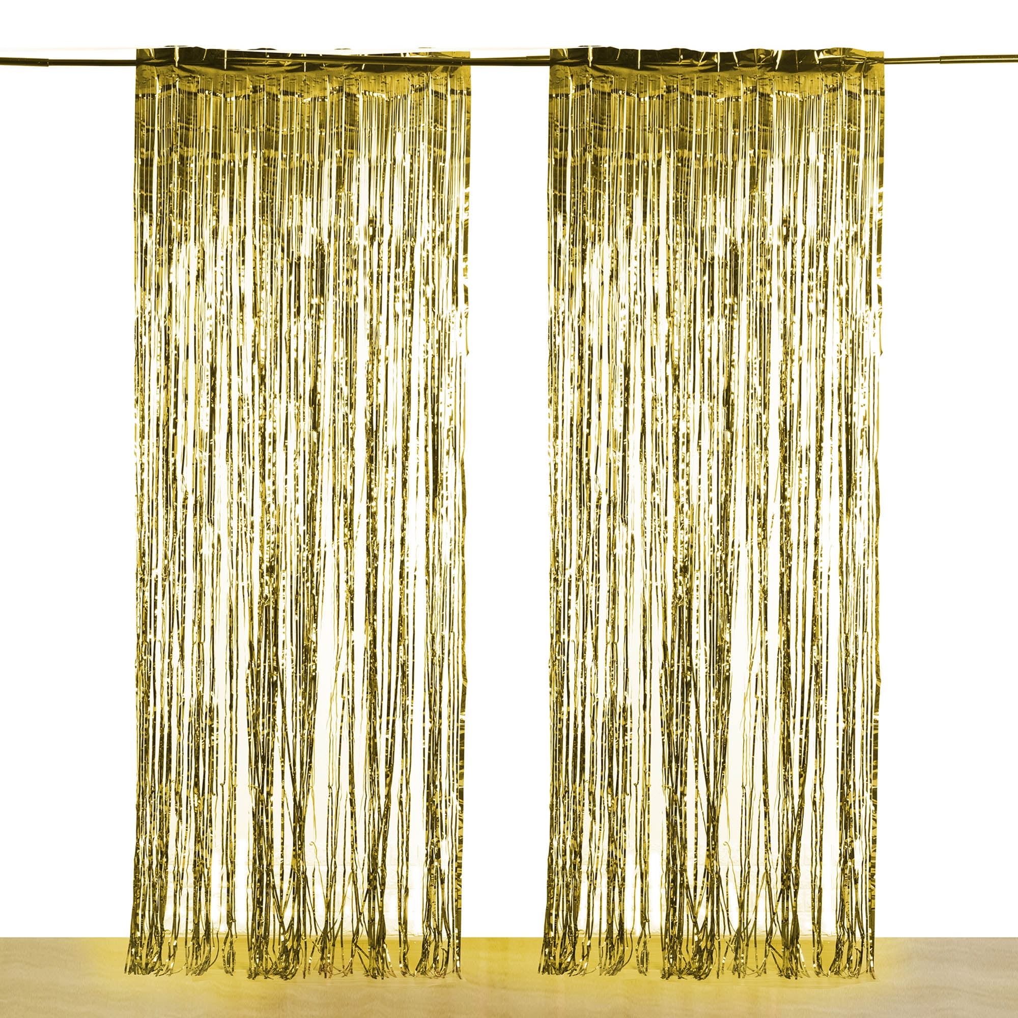 SAYFUT 1 Pairs Rain Curtain Laser Glitter Rain Curtain Foil Fringe