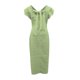 thumbnail image 5 of Vestido de Verano para las Mujeres sin Mangas Cuello en V con Mangas Voladoras, Color Sólido Y Vestido Sexy Fluido para las Mujeres, 5 of 6