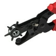 thumbnail image 5 of Belt Hole Puncher Leather Hole Punch Eyelet Tool 6 Round Holes Multi-Size Hole Puncher for Belts Watch Bands Straps, 5 of 6