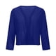 thumbnail image 5 of Ropa urbana para mujer,Cárdigan abierto para mujer, tejido transpirable brillante, chaqueta informal de cuello redondo, mezcla de poliéster y elastano, ideal para el hogar, sopatenor, 5 of 9
