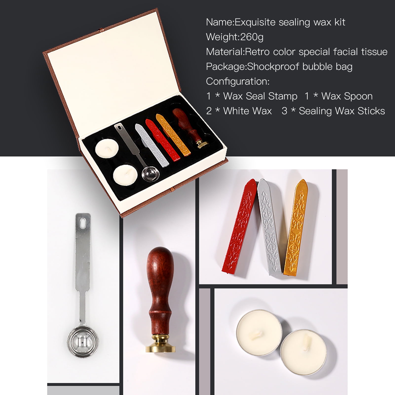 Traditional Colors Sealing Stamp Wax Stick For Melting Gun Wedding Invitation CA 