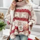 thumbnail image 5 of Suéter Extragrande Navideño Para Mujer, Novedoso, Otoñal, 5 of 7