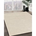 thumbnail image 2 of Ahgly Company Indoor Rectangle Mid-Century Modern Wheat Beige Solid Area Rugs, 5' x 8', 2 of 6