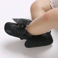 thumbnail image 3 of Yoyauz Baby Girl Mary Jane Shoes Anti Slip Rubber Sole Ballet Slippers Princess Dress Wedding Shoes Newborn Kids Shoes Toddler Shoes（0-12 Month）, 3 of 5