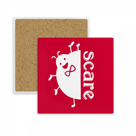 

Scare Outline Ladybug Lovely Mignon Coaster Cup Mat Mug Subplate Holder Insulation Stone