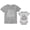 Big bro Gray / Lil bro gray/white, variant on Big Brother, Little Brother Tstars T-shirts - Boys' Matching Outfits - Perfect Gift for Siblings - Celebration of Brotherly Love - Sibling Bonding Apparel - Black 3T / Lil bro Gray 24M (18-24M)