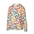 thumbnail image 2 of Pofeuu Snake Print Sun Protection Outdoor Lightweight Full Zip UV Cooling Hoodie Long Sleeve Summer Clothing for Outdoor Hiking-X-Large, 2 of 5