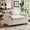 Beige, variant on CDCASA 49.5" W Oversized Accent Chair, Chenille Cloud Sofa Chairs in Living Room, Comfy Reading Chair with Deep Seat, Modern Armchair in Extra Wide Armrests,Beige