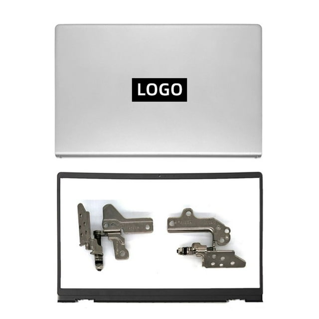 New LCD Back Cover For DELL Inspiron 15 3510 3511 3515 3520 3521 Front Bezel Hinges Rear Lid TOP Case Housing Shell Silver AB Hinges Optional part