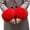 Red, variant on 1 Pair Faux Fur Cuffs Fuzzy Solid Color Thick And Warm Winter Sleeve Accessory for Coats Jackets Celebrity Lady Prom Party Sleeve Add-ons Cuffs