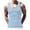 Light blue, variant on Men's Casual Fashion Solid Color Tight Fit Sports Sleeveless Vest - Compression Base Layer, Athletic Performance Fabric - Ideal for Gym Training, Running, Basketball, Summer
