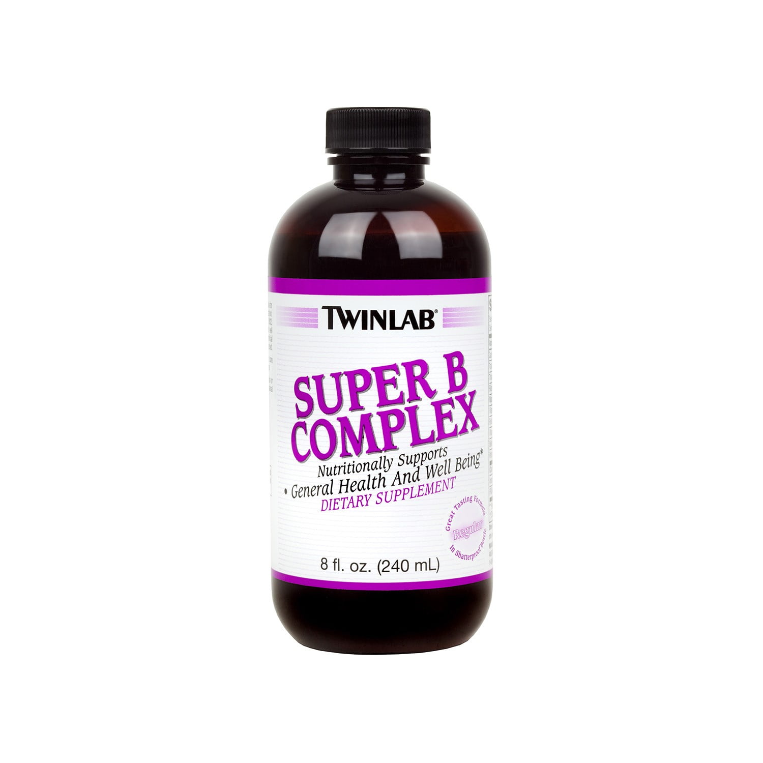 Twinlab Super B Complex Liquid, Regular, 8 Fl Oz
