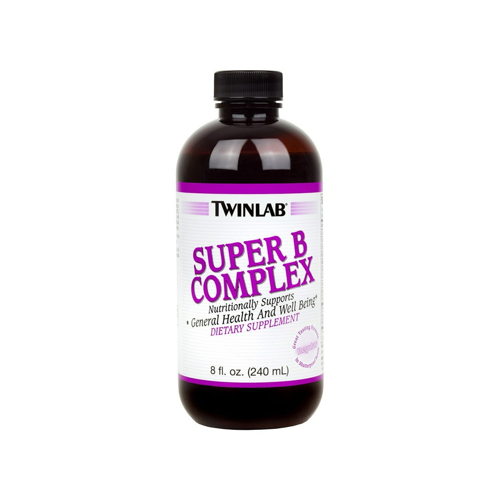 Twinlab Super B Complex Liquid, Regular, 8 Fl Oz