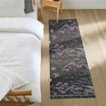 thumbnail image 3 of Yayeee Runner Rug for Bedroom 2'x6' Machine Washable Hallway Non Slip Mat, Gothic Floral Print, 3 of 8