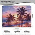 thumbnail image 7 of HUISEFOR Sunset Palm Tree Car Trunk Mat 29" x 39" Universal Cargo Mat Rear Trunk Liner Anti-Scratch Cars Accessories Easy To Clean Suitable for Most Car Models, 7 of 7