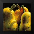thumbnail image 2 of AlmaCh 20x20 Black Modern Framed Museum Art Print Titled - Pears, 2 of 5
