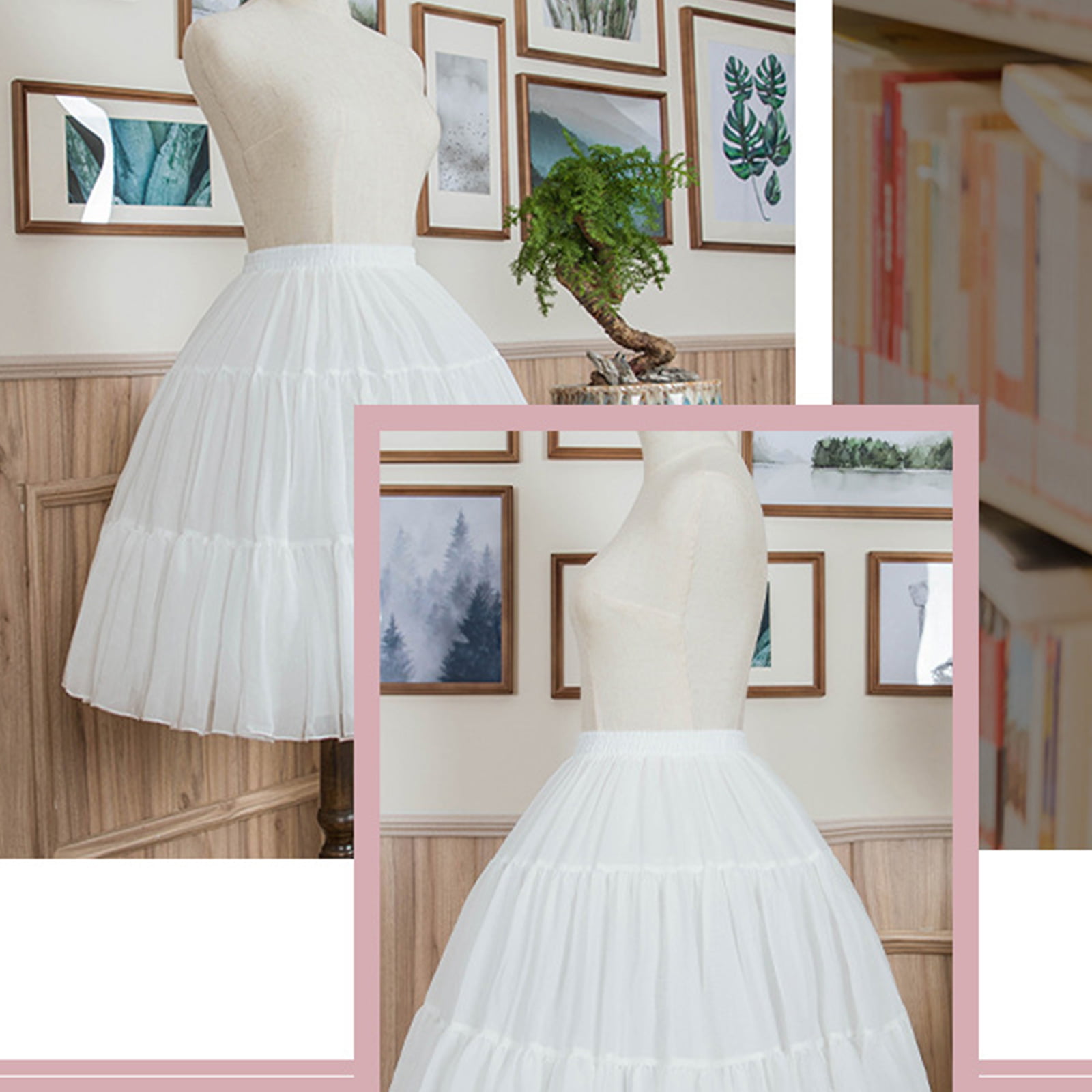 Diameter 150cm 9 Hoops Petticoat Underskirt For Big Ball Gown Wedding Dress  Bridal Gowns Wedding Accessories Crinoline - AliExpress