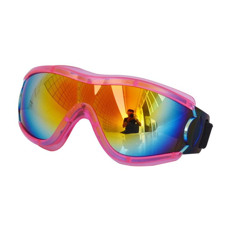 pink ski glasses