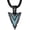 Turquoise-Black, variant on Opal Arrowhead Necklace for Men 925 Sterling Silver Arrow Pendant Opal Jewelry Gifts for Men Women