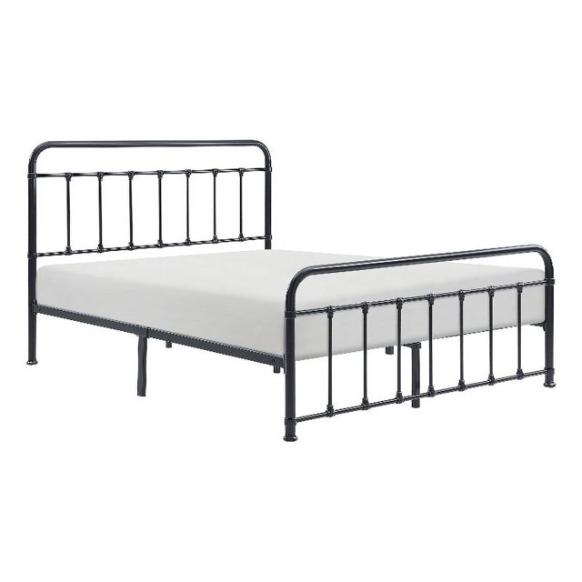 Lexicon Fawn Queen Metal Platform Bed in Black
