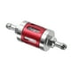 thumbnail image 1 of Filtros de combustible en línea universales para gasolina para motores pequeños, bicicleta, motocicleta tono rojo plateado, 1 of 6
