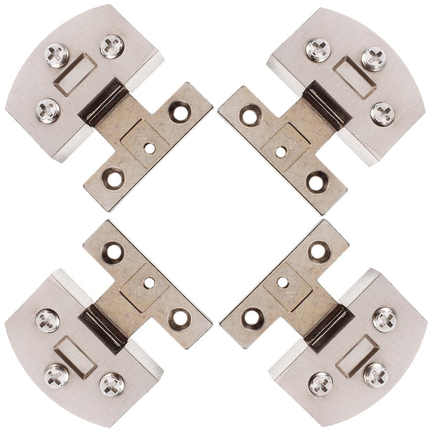 SHOWERORO 4Ud Bisagras De Vidrio Doradas Para Puerta De Ducha Sin Marco Inoxidable Moderno Y Duradero