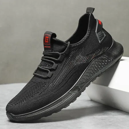 

Men‘s Knitted Fabric Soft Light Weight Running Shoes