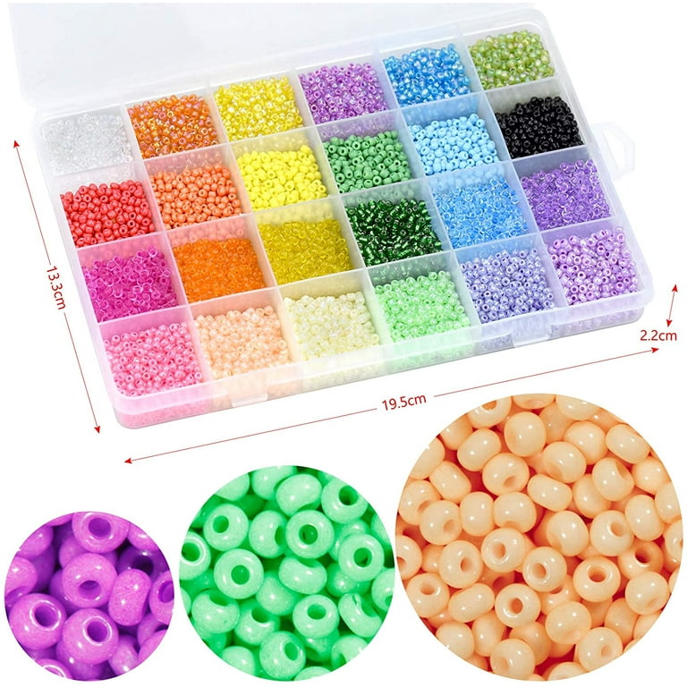 4 colors 1500pcs 3mm seed beads for women DIY bracelet necklace jewelry  making