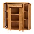 thumbnail image 2 of bali & pari McKenna Rattan Storage Cabinet - Handwoven Wicker Accent Cabinet, 2 of 10