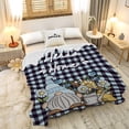 thumbnail image 5 of Yibo St.Patrick's Day Gnome Blanket Gifts for Adults Women Soft Warm Flannel Blanket for Couch Bed Travel for Family, 5 of 8