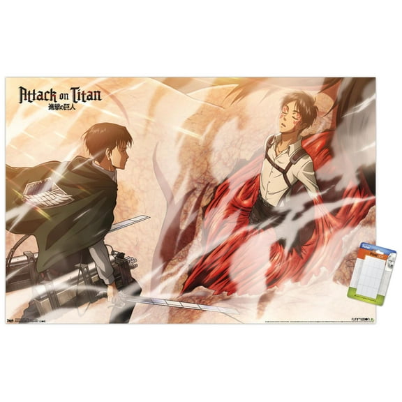 Attack on Titan - Wind Wall Poster, 14.725" x 22.375"