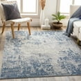 BoutiqueRugs Fruitland Contemporary Area Rug Blue, Medium Gray