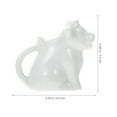thumbnail image 2 of Animal Shaped Ceramic Cup Coffee Frothing Jug with Cow Design for Serving Beverages, Latte Art, and Table Decoration, 2 of 5