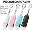 thumbnail image 2 of Alarm Anti-Wolf Girl Child Women Security Protect Alert Personal Safety Scream Loud Emergency Keychain Blue, 2 of 7