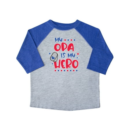 

Inktastic Memorial Day My Opa is My Hero Gift Toddler Boy or Toddler Girl T-Shirt