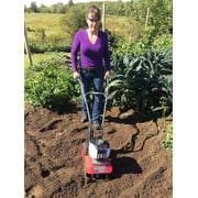 GardenTrax Gasoline Tiller W/4-Cycle Powerful 38cc Red Mini Cultivator
