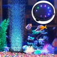 thumbnail image 2 of Disco de piedra de aire con control remoto de luces LED de burbujas de acuario, con efectos para decoraciones de peceras Xemadio 220757, 2 of 8